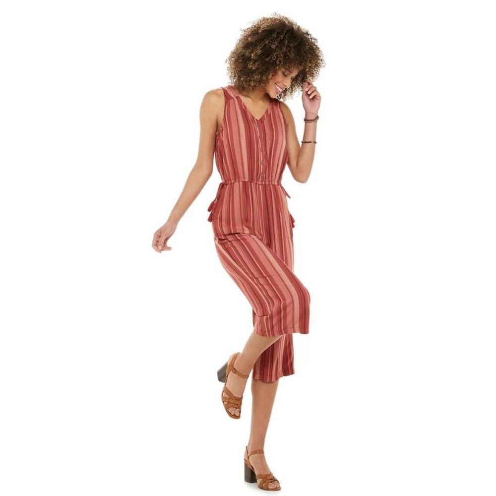 Lush cropped wide leg jumpsuit‎ size Meduim